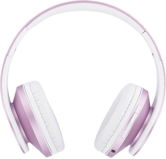 PowerLocus P2 Fără fir / Cu fir Over Ear Căști cu Radio cu 20 ore de Funcționare Pink-White 069306