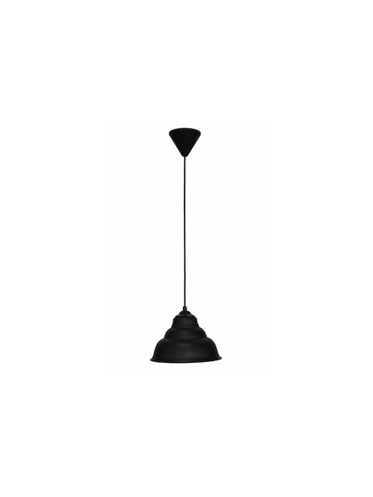 Heronia Public/20 1L Pendant Light Silver Bell with Socket E27 20x90cm