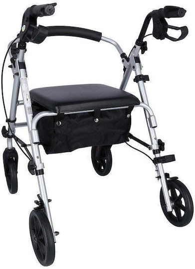 MDH Foldable Aluminum Black Walker