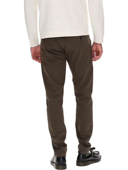 Gabba Paul K3280 Dale 2200211070 Pantaloni Chino Dark Brown Gabba Paul K3280 Dale 2200211070 Pantaloni Chino Dark Brown