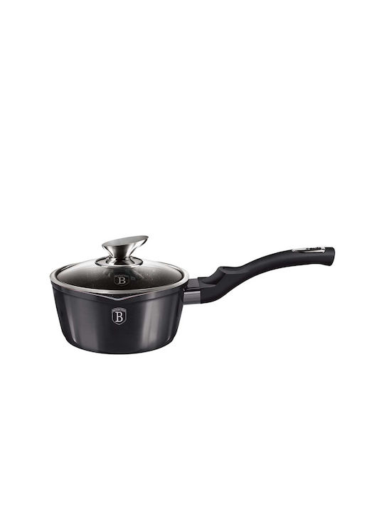 Berlinger Haus Metallic Line Carbon Pro Edition Κατσαρολάκι Γάλακτος από Αλουμίνιο 1.2lt / 16cm