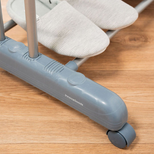 InnovaGoods Dolver Klappbarer Kleiderständer Boden Metallisch mit Rädern mit Aufhängelänge 17m