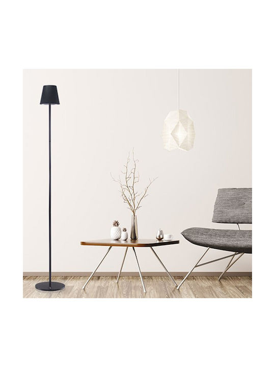 Beper LED Floor Lamp H122xW18cm. with Warm White Light Black