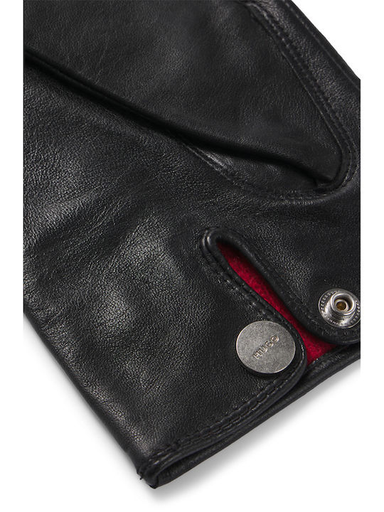 Men's Leather Gloves Black Jaan