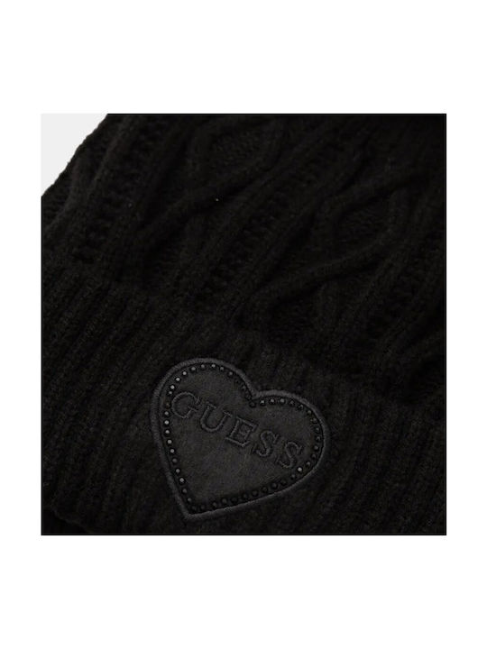 Guess Kids Beanie Knitted Black