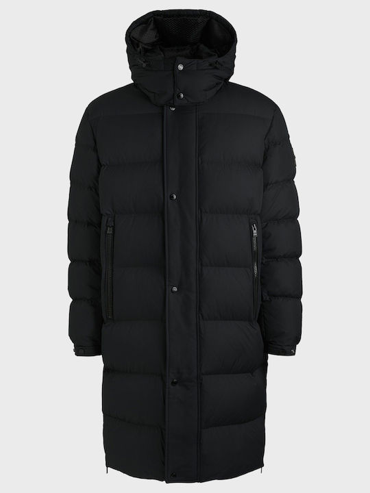 Μπουφάν Puffer Αδιάβροχο Μαύρο