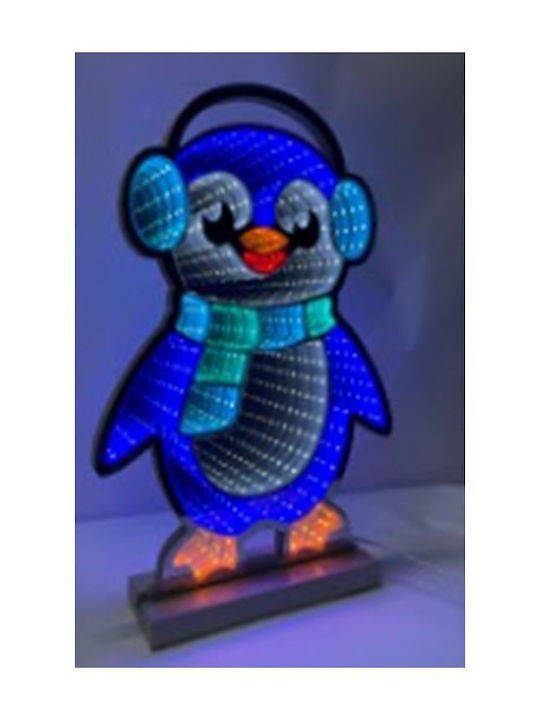 Iliadis Коледна Фигура Penguin Син Височина 60см.