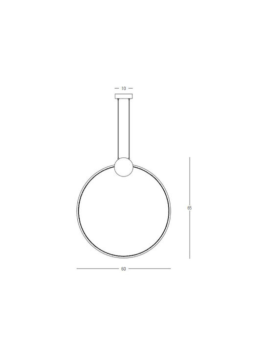 Zambelis Lights Pendant Light Yellow 60x65cm