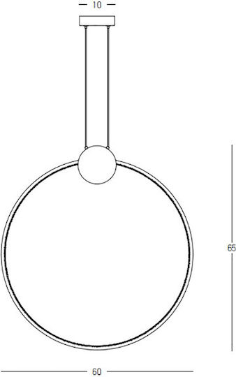 Zambelis Lights Pendant Light Yellow 60x65cm
