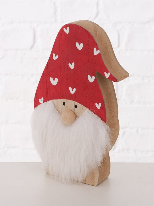 MSA Christmas Wooden Figure Elf Gray 12x12x3cm 3pcs