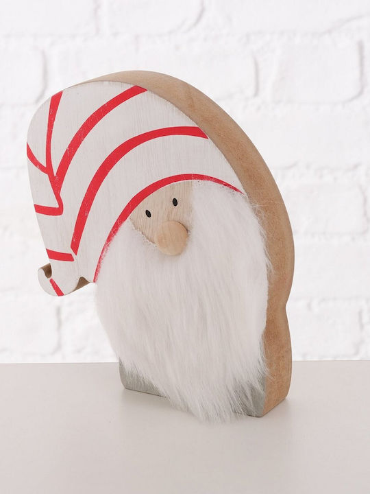 MSA Christmas Wooden Figure Elf Gray 12x12x3cm 3pcs