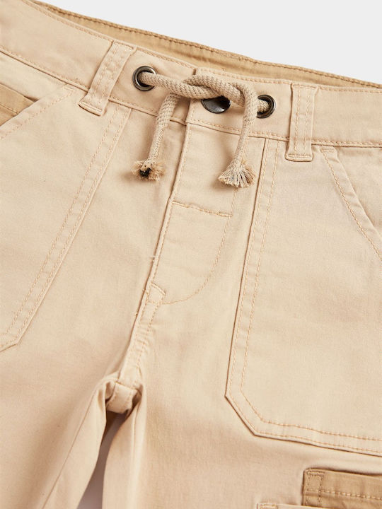 Kids' Cargo Pants Beige