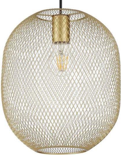 Ideal Lux Κρεμαστό Φωτιστικό Χρυσό 24.5x24x53.2εκ. Ideal Lux Κρεμαστό Φωτιστικό Χρυσό 24.5x24x53.2εκ.
