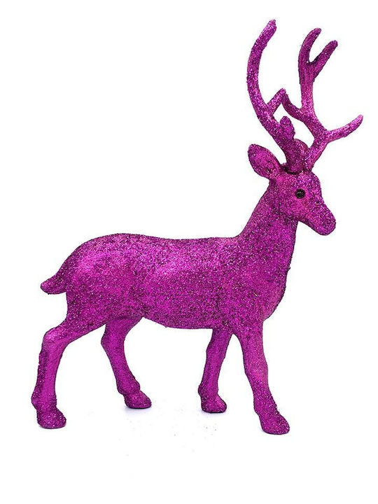 LiebeQueen De Crăciun Figurină Ren Violet