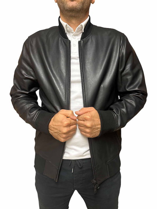 MARKOS LEATHER Leather Jacket Black