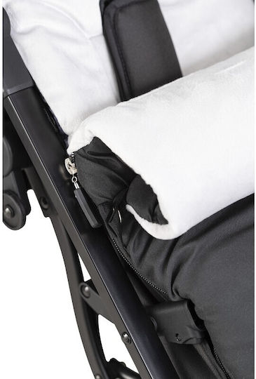 Interbaby Paracaidista Универсален Калъф за количка Розов с велурено покритие 105x46εκ.