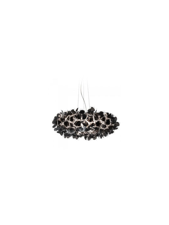 Slamp Clizia Large Pendant Light Black for 4 Bulbs E27 78cm
