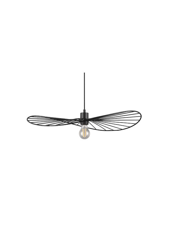 Trio Lighting Pendant Light Black Rail with Socket E27 60x60x150cm