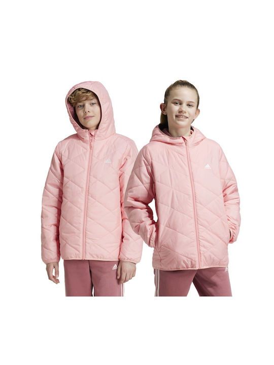 adidas Kids Casual Jacket Pink Pad Jkt