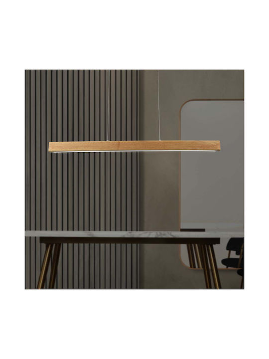 V-TAC Designer Pendant Light Brown 80x111cm