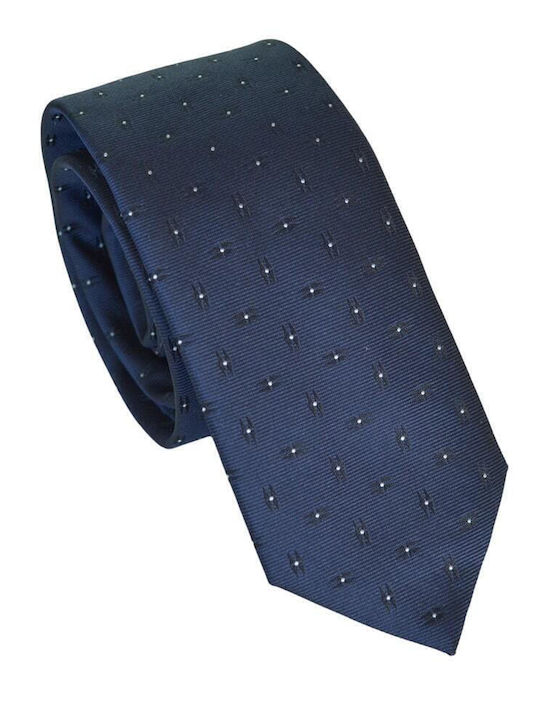 Hugo Men's Tie Silk in Blue Color
