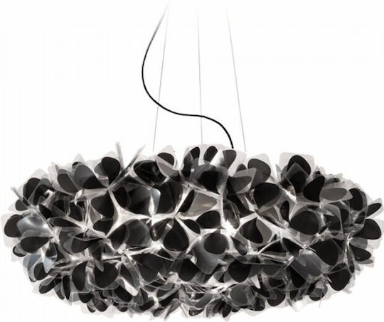 Slamp Clizia 130 Pendant Light Black for 15 Bulbs E27
