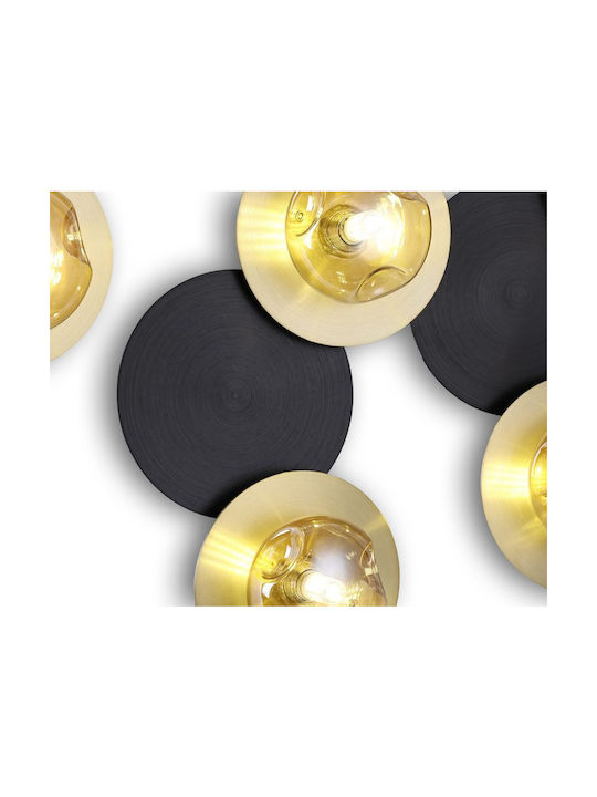 Luma Deckenleuchte Schwarz mit Fassung G9