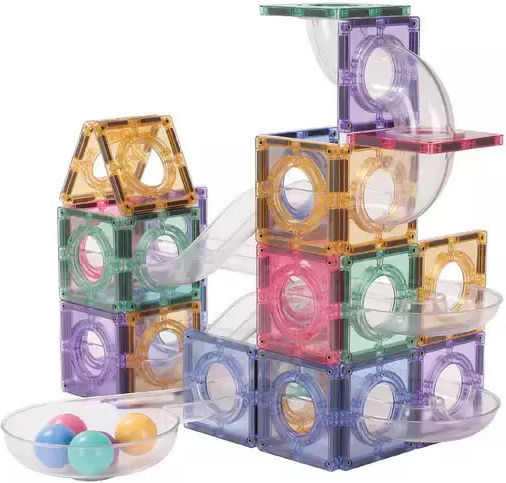 Cleverclixx Magnetisches Bau- und Konstruktionsspielzeug für Kinder ab 3 Jahren