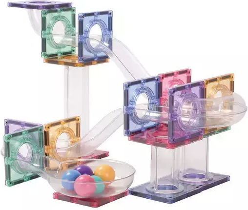 Cleverclixx Magnetisches Bau- und Konstruktionsspielzeug für Kinder ab 3 Jahren