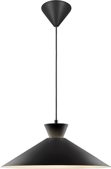 Nordlux Hängelampe Schwarz mit Fassung E27 17.5x45cm.