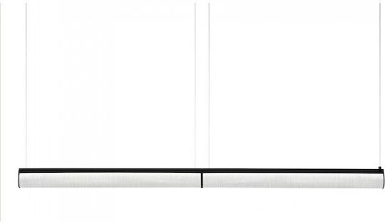 Slamp Modula Double Crystal LED Κρεμαστό Φωτιστικό Μαύρο 192x5.5εκ. Slamp Modula Double Crystal LED Κρεμαστό Φωτιστικό Μαύρο 192x5.5εκ.