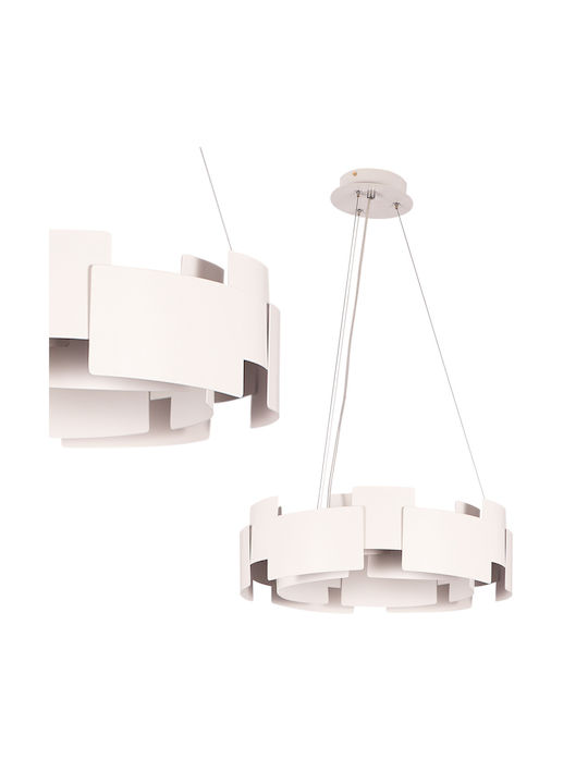 Eko Light Torino Κρεμαστό Φωτιστικό Λευκό LED