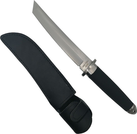 Set Two Hunting Knives Ideallstore Stainless Steel Silver 32.5 Cm Includes Sheath