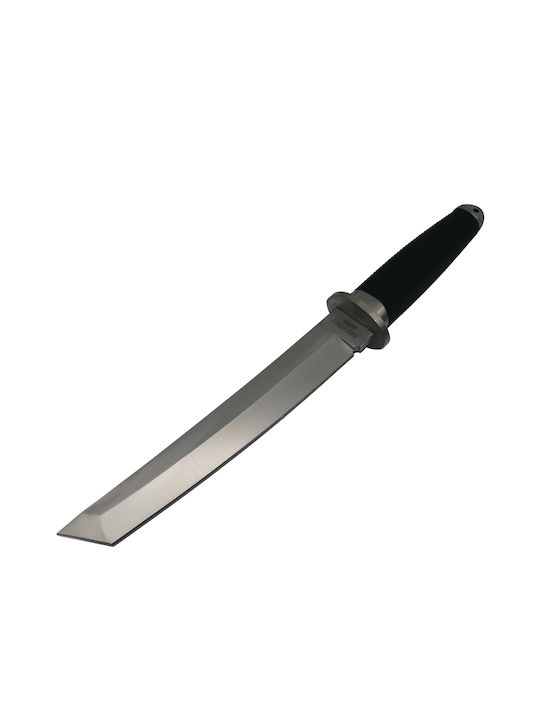 Set Two Hunting Knives Ideallstore Stainless Steel Silver 32.5 Cm Includes Sheath