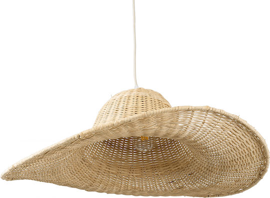 GloboStar Espargos Ceiling Light Beige Boho Grid with E27 Socket 70x70x35cm