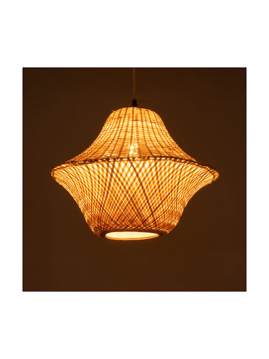 GloboStar Juniper Deckenleuchte Beige Boho Raster mit Lampenbirnensockel E27 45x45x40cm