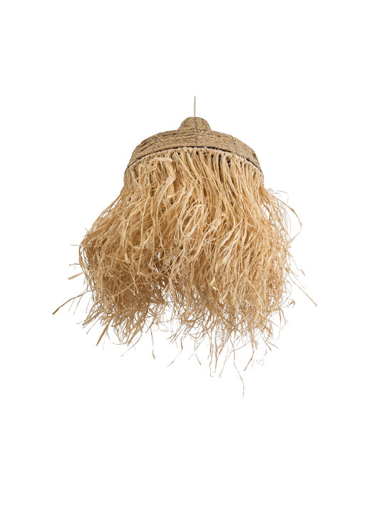 GloboStar Portoferraio Ceiling Light Beige Boho Grid with E27 Socket 50x50x80cm
