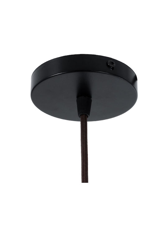 GloboStar Malabo Ceiling Light Brown Boho Grid with E27 Socket 60x60cm