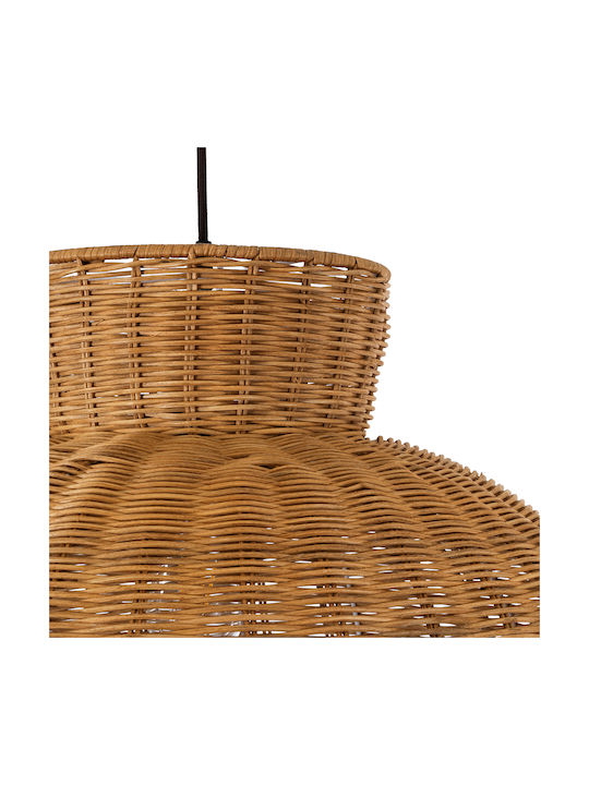GloboStar Malabo Ceiling Light Brown Boho Grid with E27 Socket 60x60cm