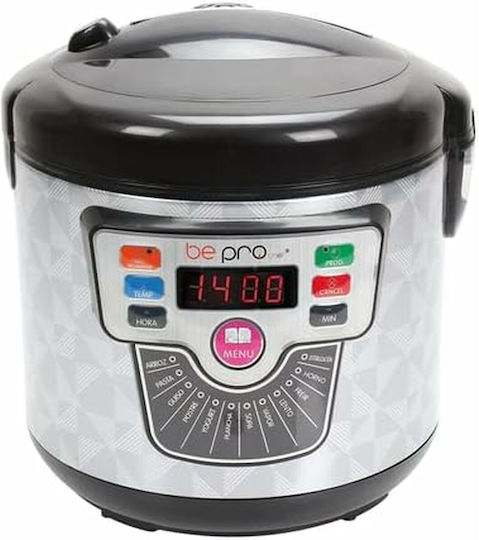 Bepro D0600254 Πολυμάγειρας 900W με Χωρητικότητα 5lt Μαύρος