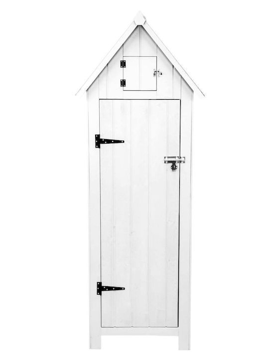 Wooden Garden Shed White