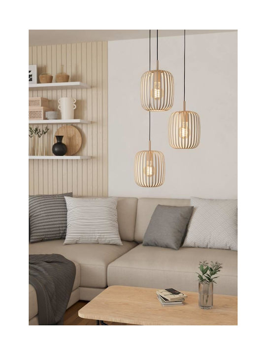 Eglo Pendant Light Beige with Socket E27