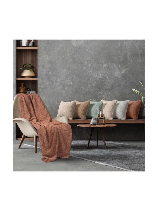 Beauty Home Διακοσμητική Μαξιλαροθήκη Lamb Ροζ 42x42εκ.