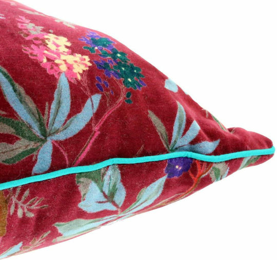 Synchronia Perna De Canapea Din Catifea Burgundy 35x50cm