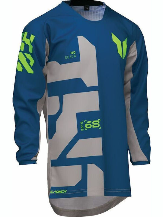 Thor Launchmode Kids Jersey Motocross Blue