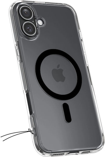 Spigen Ultra Hybrid MagFit Back Cover Plastic / Silicone 2mm Black (iPhone 16)