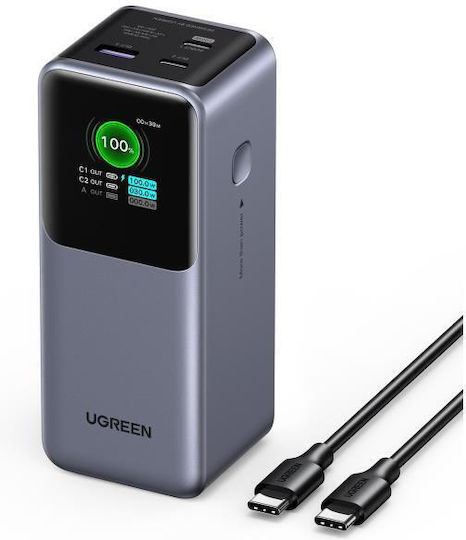 Ugreen PB721 Power Bank 20000mAh 130W με Θύρα USB-A και 2 Θύρες USB-C Quick Charge 3.0 Πολύχρωμο