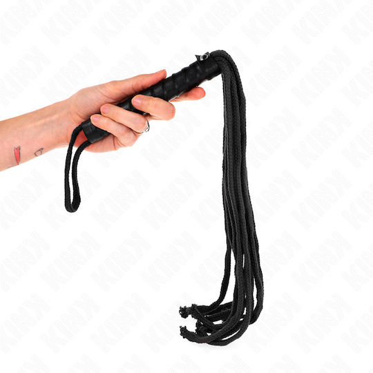 Kink Μαστίγιο σε Μαύρο Χρώμα