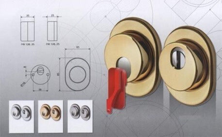 Disec Mrm29 Magnetic Defender Lock Armoured Door Gold