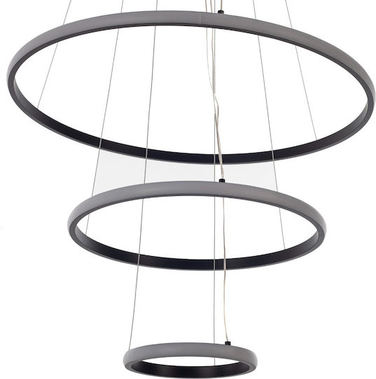Artekko Lustră Suspendată Negru 70cm. Artekko Lustră Suspendată Negru 70cm.